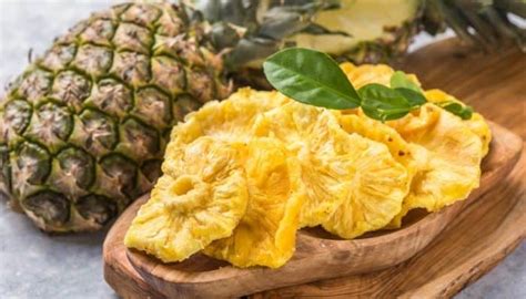 storage of dried pineapple